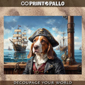 ガレオンを持つ海上の海賊絵を描団が集まる 薄葉紙