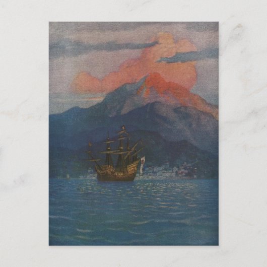 ガレオンザメスペインのイン ポストカード (正面)