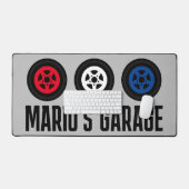 ガレカスタムー車のジ又は人穴用デスクマット デスクマット (キーボード&マウス)