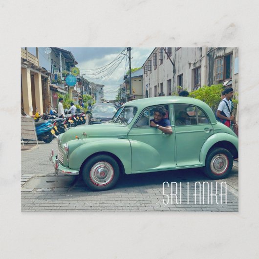 ガレスリランカオールドカーポストカード ポストカード (正面)