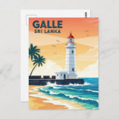 ガレスリランカトラベルの灯台 ポストカード (正面/裏面)