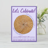 ガレットデロイスマルディグラカーニバルキングケーキ 招待状 (スタンド正面)