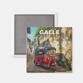 ガレトゥクトゥクスリランカ マグネット (正面/裏面)