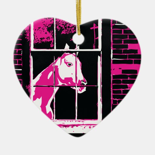 ガレナの窓 セラミックオーナメント (正面)