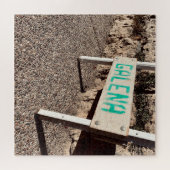 ガレナ歩道サイン ジグソーパズル (横)