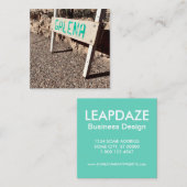 ガレナ歩道サイン スクエア名刺 (正面/裏面)