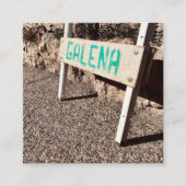 ガレナ歩道サイン スクエア名刺 (正面)