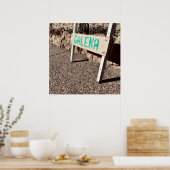 ガレナ歩道サイン ポスター (キッチン)