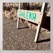 ガレナ歩道サイン ポスター (正面)