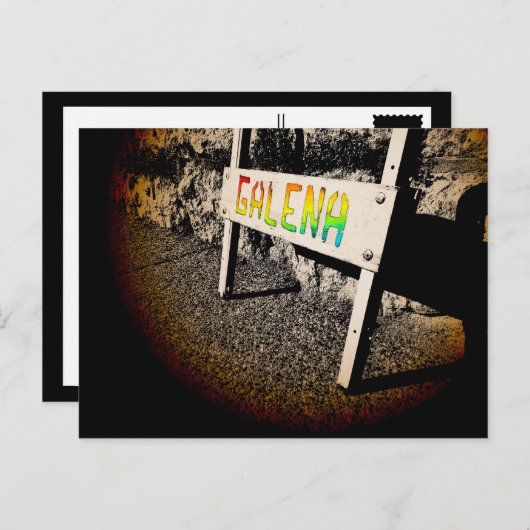 ガレナ歩道サイン ポストカード (正面/裏面)
