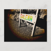 ガレナ歩道サイン ポストカード (正面)