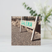 ガレナ歩道サイン 招待状 (スタンド正面)