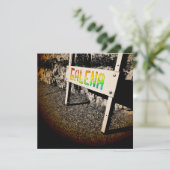 ガレナ歩道サイン 招待状 (スタンド正面)