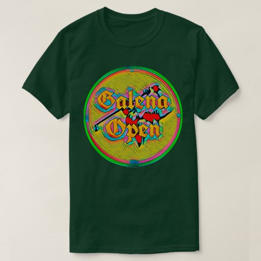 ガレナ開く Tシャツ (デザイン正面)