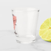 ガレパーソナライズされたンティンのデイショットグラス ショットグラス (右)