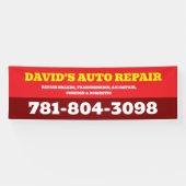 ガレパーソナライズされたージ&整備士ショップサインバナー 横断幕 (横)