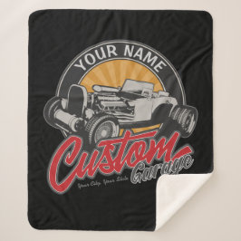 ガレパーソナライズされたー改造ジレトロカスタムロードスター シェルパブランケット