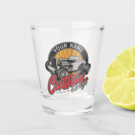 ガレパーソナライズされたー改造ジレトロカスタムロードスター ショットグラス