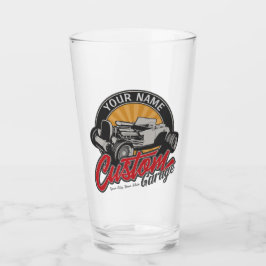 ガレパーソナライズされたー改造ジレトロカスタムロードスター タンブラーグラス