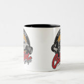 ガレパーソナライズされたー改造ジレトロカスタムロードスター ツートーンマグカップ (中央)