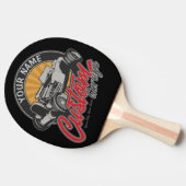 ガレパーソナライズされたー改造ジレトロカスタムロードスター 卓球ラケット (横)