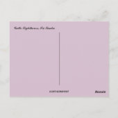 ガレライトハウスインスリランカ ポストカード (裏面)