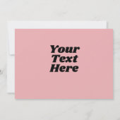 ガレンタインズデーおめでとう！ 招待状 (裏面)