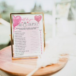 ガレンタインズ ハウ・ウェル・ドゥ・ユー・ノウ・ザ・カップル・ゲーム 招待状