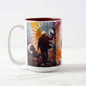 ガレンダラモンティ&ストロングアートマグ ツートーンマグカップ (左)