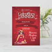 ガレンチンのカスタマイズ可能なブランチ 招待状 (スタンド正面)