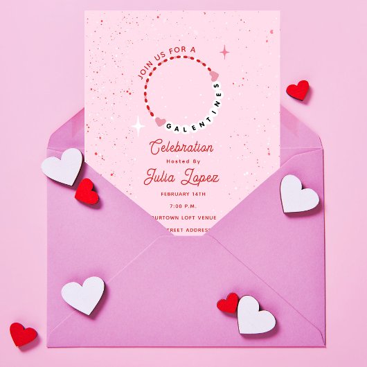 ガレンチンパーティーバレンタインズフレンドシップブレスレット セーブザデート