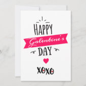 ガレンチンX❤X❤ | Happy Galentineの日❤ピンク シーズンカード (正面)