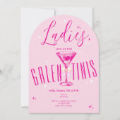 ガレンティニマルティーニホットピンクガレンティーヌの日パーティー 招待状 (正面)