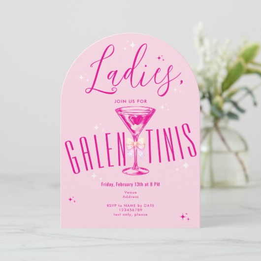 ガレンティニマルティーニホットピンクガレンティーヌの日パーティー 招待状 (スタンド正面)