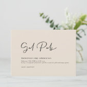 ガレンティヌ・デイ・フローラ招待状カード 招待状 (スタンド正面)