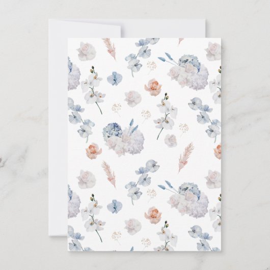 ガレンティネの日のパーティーフローラ 招待状 (裏面)