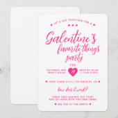 ガレンティンのお気に入りパーティー 招待状 (正面/裏面)