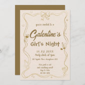ガレンティンのガールズナイト 招待状 (正面/裏面)