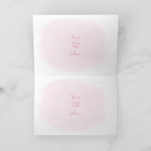 ガレンティンの愛は空中ブライダルシャワー サンキューカード (内部)