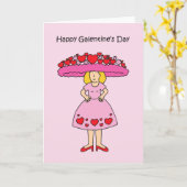 ガレンティンの日2月13日 カード (黄色い花)