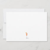 ガレンティンズウォーターカラードリンク招待状 招待状 (裏面)