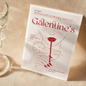 ガレンティンズガールズカクテルパーティー招待状 招待状