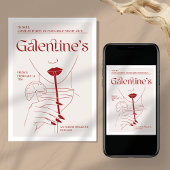 ガレンティンズガールズカクテルパーティー招待状 招待状