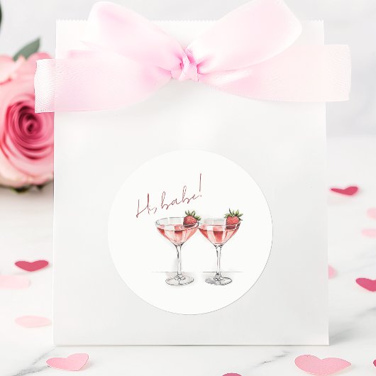 ガレンティンズデイバベストロベリーカクテルパーティー ラウンドシール