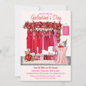 ガレンティンズデイバレンタインデーパーティの招待状 招待状 (正面)