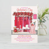 ガレンティンズデイバレンタインデーパーティの招待状 招待状 (スタンド正面)