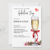 ガレンティンズデイブルンチシャンパーニュ 招待状 (正面)