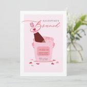 ガレンティンズデイブルーチシャンパンドリンクハート 招待状 (スタンド正面)