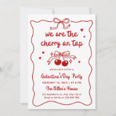 ガレンティンズデイ，バレンタインパーティーガールズナイトパーティー 招待状 (正面)