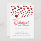 ガレンティンズナイトお祝いパーティの招待状 招待状 (正面)